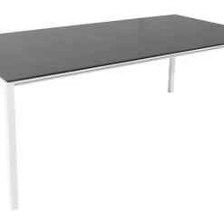 Cane-Line Pure 78.8" Aluminum Rectangular Dining Table 57 Cane-Line Pure 78.8