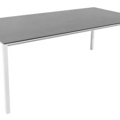 Cane-Line Pure 78.8" Aluminum Rectangular Dining Table 59 Cane-Line Pure 78.8
