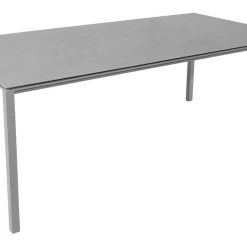 Cane-Line Pure 78.8" Aluminum Rectangular Dining Table 42 Cane-Line Pure 78.8