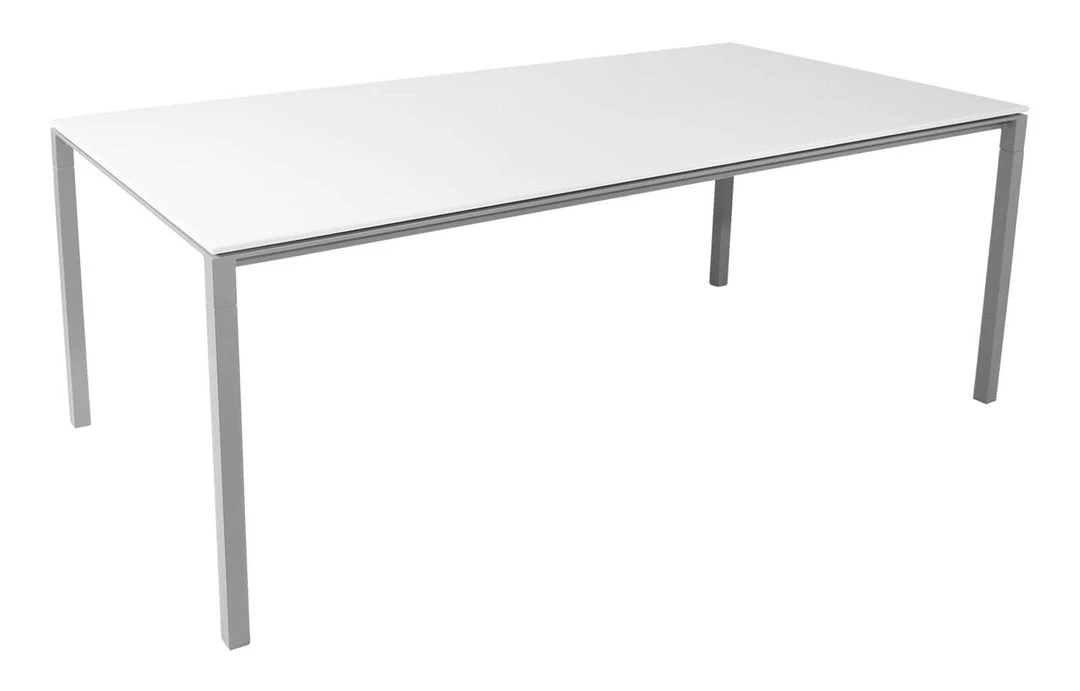 Cane-Line Pure 78.8" Aluminum Rectangular Dining Table 15 Cane-Line Pure 78.8" Aluminum Rectangular Dining Table