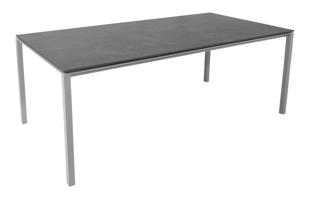 Cane-Line Pure 78.8" Aluminum Rectangular Dining Table 17 Cane-Line Pure 78.8" Aluminum Rectangular Dining Table