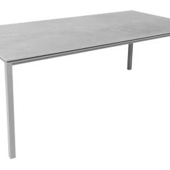 Cane-Line Pure 78.8" Aluminum Rectangular Dining Table 47 Cane-Line Pure 78.8