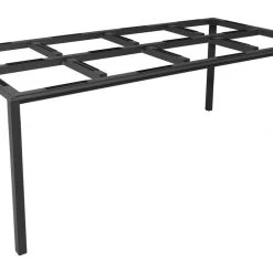 Cane-Line Pure 78.8" Aluminum Rectangular Dining Table 48 Cane-Line Pure 78.8