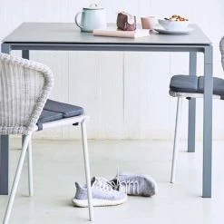 Cane-Line Pure Aluminum Square Dining Table