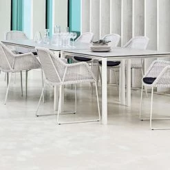 Cane-Line Pure Aluminum Square Dining Table