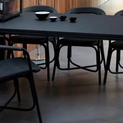 Cane-Line Pure Indoor Aluminum Rectangular Dining Table Modern Dining