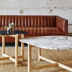 Gus Quarry Marble End Table