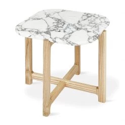 Gus Quarry Marble End Table