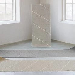 Pappelina Rugs Randy Sand & Vanilla Runner Rug