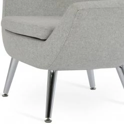SohoConcept Modern Living Rebecca 4 Metal Legs Armchair