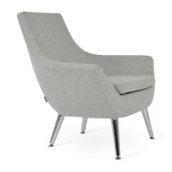 SohoConcept Modern Living Rebecca 4 Metal Legs Armchair