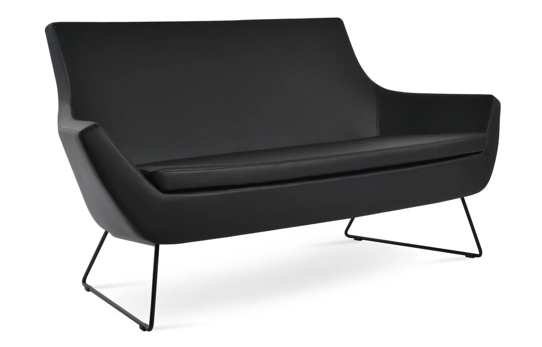 SohoConcept Rebecca Two Seater Wire Sled Base Sofa 17 SohoConcept Rebecca Two Seater Wire Sled Base Sofa