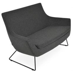 SohoConcept Rebecca Two Seater Wire Sled Base Sofa 36 SohoConcept Rebecca Two Seater Wire Sled Base Sofa
