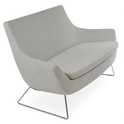 SohoConcept Rebecca Two Seater Wire Sled Base Sofa 33 SohoConcept Rebecca Two Seater Wire Sled Base Sofa