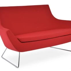 SohoConcept Rebecca Two Seater Wire Sled Base Sofa 32 SohoConcept Rebecca Two Seater Wire Sled Base Sofa