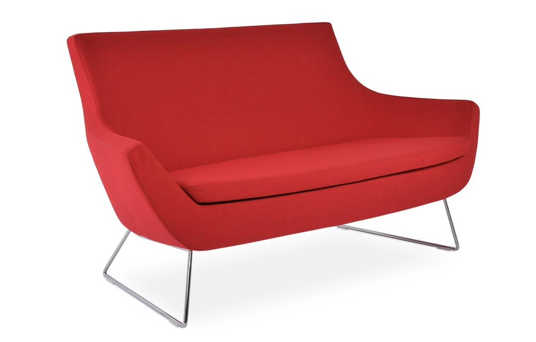 SohoConcept Rebecca Two Seater Wire Sled Base Sofa 15 SohoConcept Rebecca Two Seater Wire Sled Base Sofa