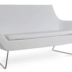 SohoConcept Rebecca Two Seater Wire Sled Base Sofa 31 SohoConcept Rebecca Two Seater Wire Sled Base Sofa