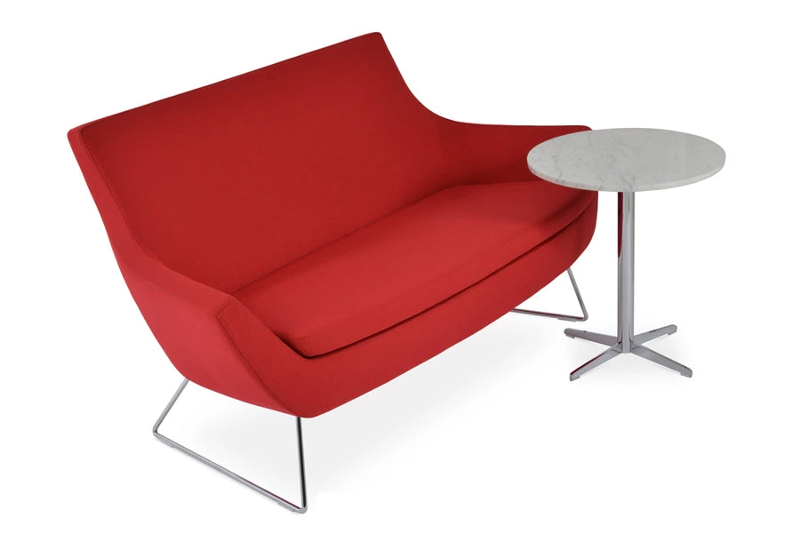 SohoConcept Rebecca Two Seater Wire Sled Base Sofa 7 SohoConcept Rebecca Two Seater Wire Sled Base Sofa