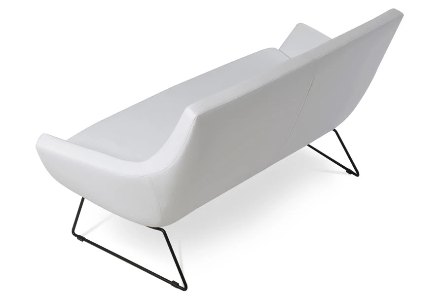 SohoConcept Rebecca Two Seater Wire Sled Base Sofa 8 SohoConcept Rebecca Two Seater Wire Sled Base Sofa