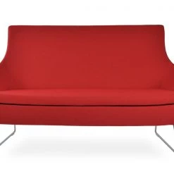 SohoConcept Rebecca Two Seater Wire Sled Base Sofa 26 SohoConcept Rebecca Two Seater Wire Sled Base Sofa