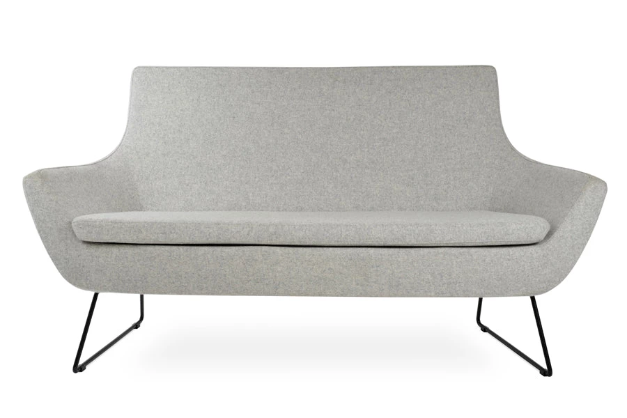 SohoConcept Rebecca Two Seater Wire Sled Base Sofa 10 SohoConcept Rebecca Two Seater Wire Sled Base Sofa