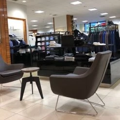 SohoConcept Rebecca Wire Sled Base Arm Chair Modern Living