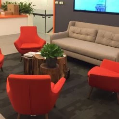 SohoConcept Rebecca Wood Arm Chair Modern Living