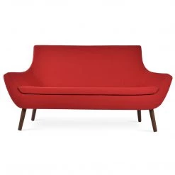 SohoConcept Modern Living Rebecca Wood Two Seater Sofa