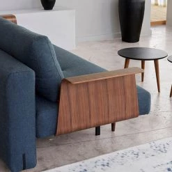 Innovation Modern Living Recast Plus Sofa Bed Dark Styletto With Arms