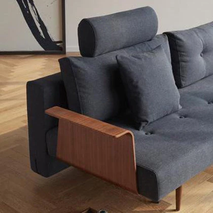 Innovation Modern Living Recast Plus Sofa Bed Dark Styletto With Arms 6 Innovation Modern Living Recast Plus Sofa Bed Dark Styletto With Arms