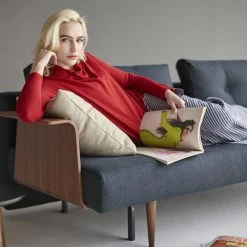 Innovation Modern Living Recast Plus Sofa Bed Dark Styletto With Arms 37 Innovation Modern Living Recast Plus Sofa Bed Dark Styletto With Arms