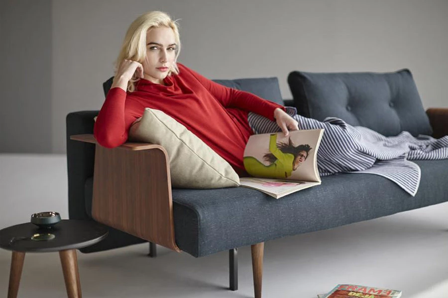 Innovation Modern Living Recast Plus Sofa Bed Dark Styletto With Arms 7 Innovation Modern Living Recast Plus Sofa Bed Dark Styletto With Arms