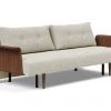 Innovation Modern Living Recast Plus Sofa Bed Dark Styletto With Arms
