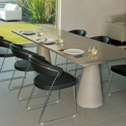 James De Wulf Rectangular Locking Dining Table Modern Dining