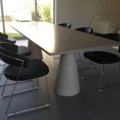 James De Wulf Rectangular Locking Dining Table Modern Dining