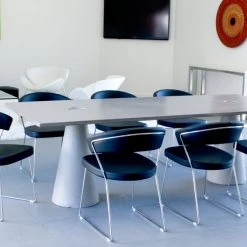 James De Wulf Rectangular Locking Dining Table Modern Dining