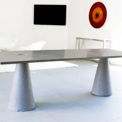 James De Wulf Rectangular Locking Dining Table Modern Dining