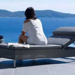 Cane-Line Rest Outdoor Side Table / Footstool