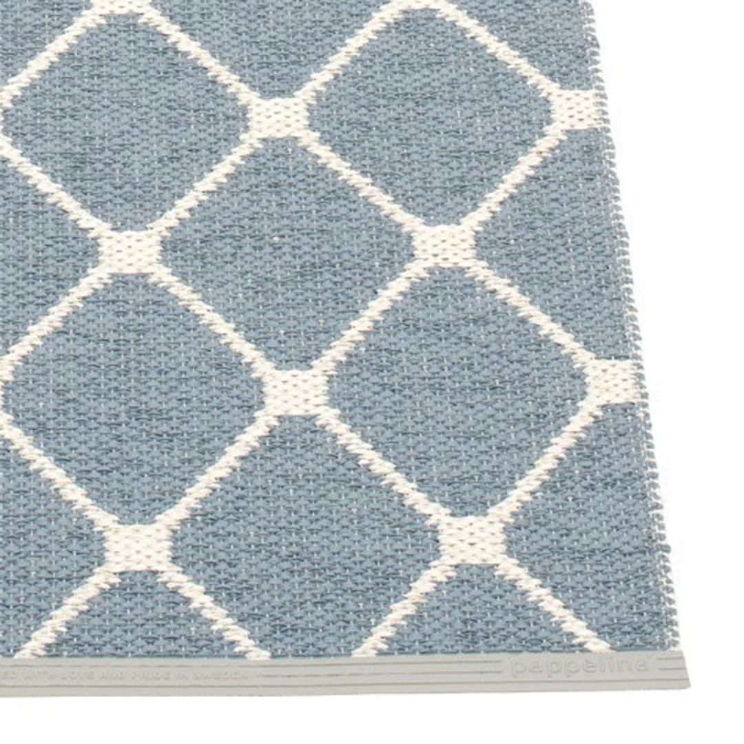 Pappelina Rex Storm & Vanilla Runner Rug 6 Pappelina Rex Storm & Vanilla Runner Rug