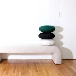 Bend Round Throw Pillow