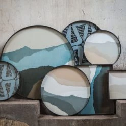 Ethnicraft Sand Wabi Sabi Glass Tray