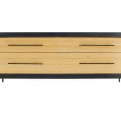 Greenington Santa Cruz 4 Drawer Double Dresser