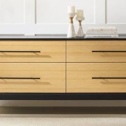 Greenington Santa Cruz 4 Drawer Double Dresser