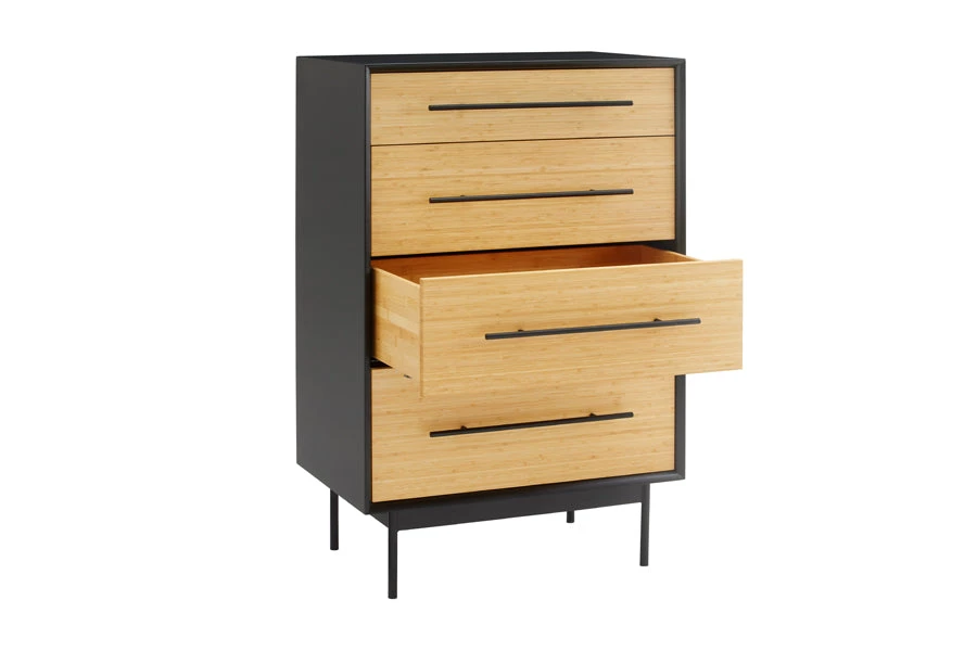 Greenington Santa Cruz 4 Drawer High Chest 10 Greenington Santa Cruz 4 Drawer High Chest