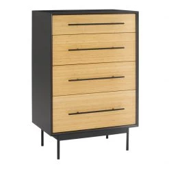 Greenington Santa Cruz 4 Drawer High Chest