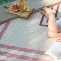 Brita Sapmi Red Rug Area Rugs