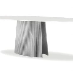 B&T Seri Wood Ellipse Table