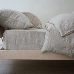 Area Simone Natural Duvet Cover Modern Bedroom