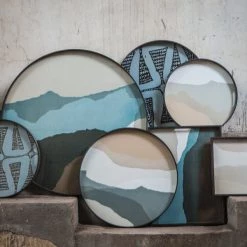 Ethnicraft Slate Glass Tray