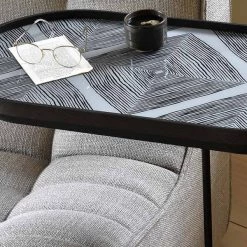 Ethnicraft Slate Glass Tray